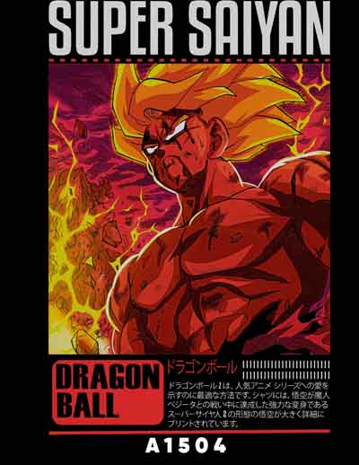 A1504 SUPER SAIYAN DRAGONBALL